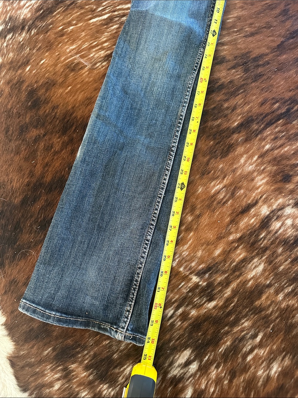 Cowgirl tuff jeans 26 x 35 dark wash - Picture 6 of 8
